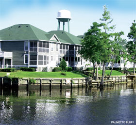 photo of Conway from a waterway