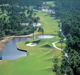 Aerial photo of a Hilton Head Island golf course