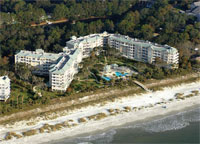 Windsor Place, villas in Plametto Dunes of Hilton Head, SC aerial photo