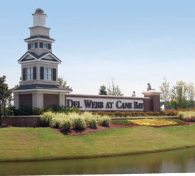 Del Webb at Cane Bay sign