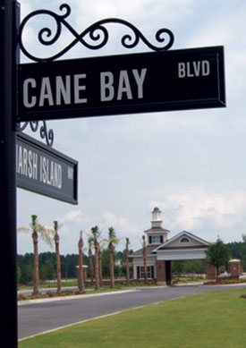 Cane Bay sign